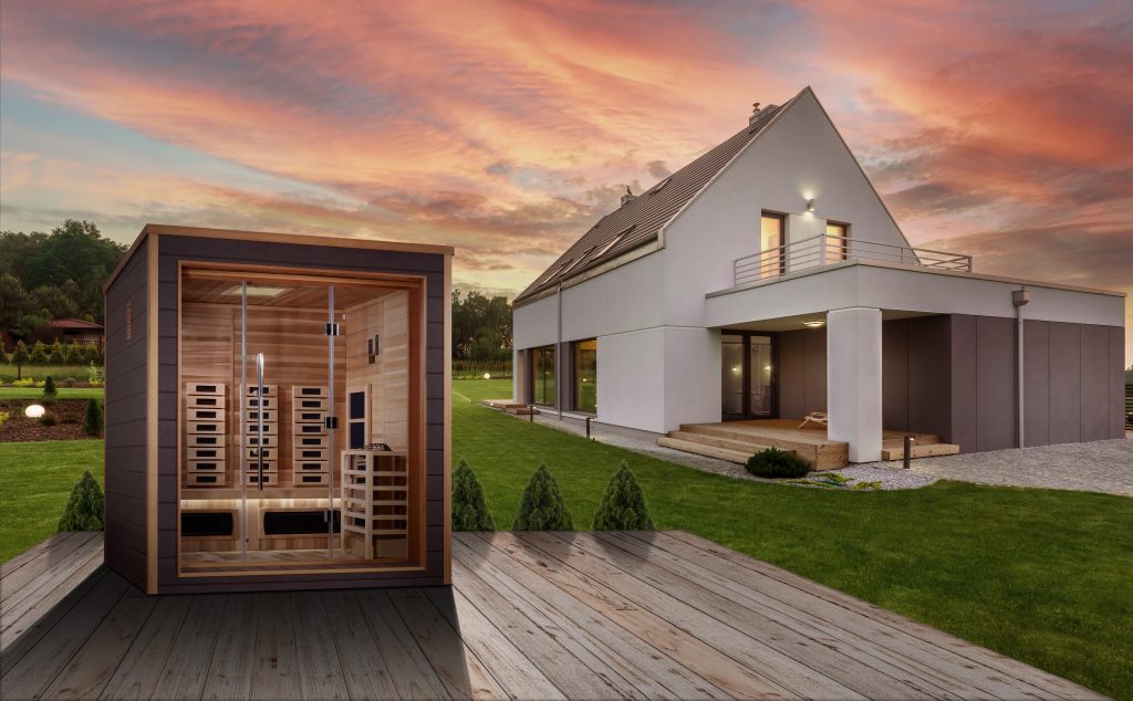 Outdoor Infrared Hybrid Sauna Kit
