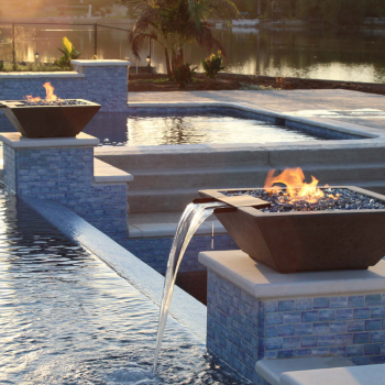 Pool Fire Bowl
