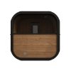 SaunaLife CL12G Outdoor Cube Sauna Back View