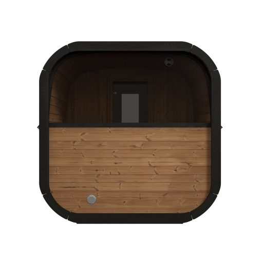 SaunaLife CL12G Outdoor Cube Sauna Back View