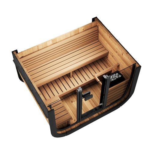 SaunaLife CL5 Cube Sauna Kit Inside