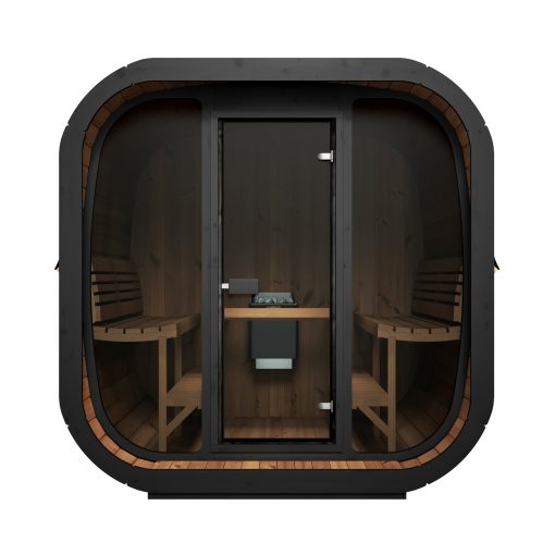 SaunaLife CL7G Outdoor Cube Sauna Front