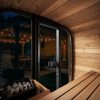 SaunaLife Cube Cl4G Outdoor Cube Sauna Inside Look