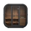 SaunaLife Cube Cl4G Outdoor Cube Sauna front side
