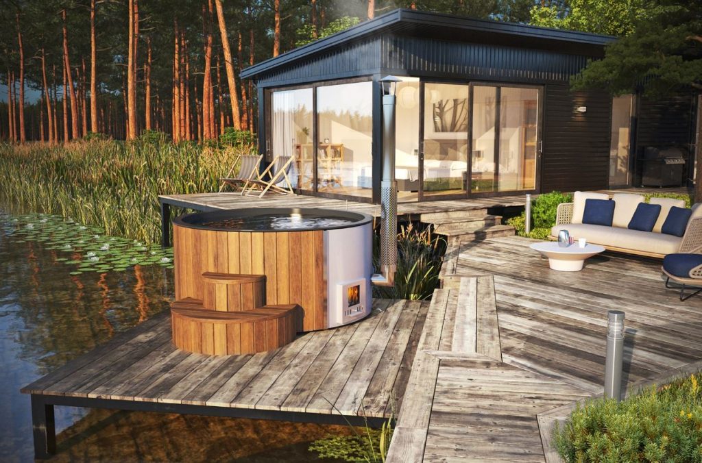 SaunaLife Wood Burning Hot tub