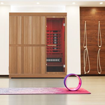 Alternative view of Finnmark FD-5 4-Person Infrared & Traditional Steam Sauna