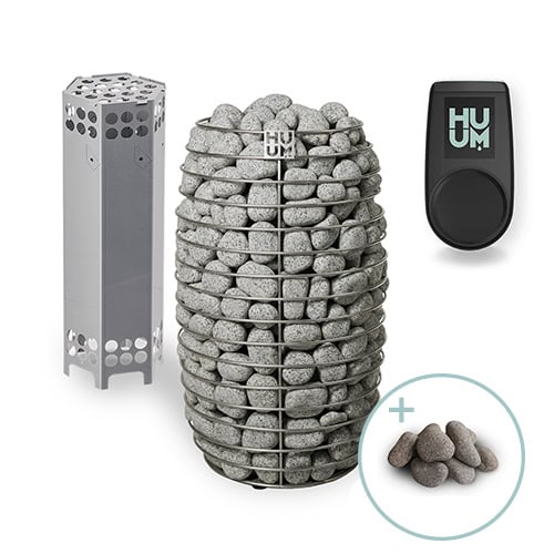 HIVE Mini Series 10.5kW Electric Heater Kit with UKU Wifi Controller and Stones