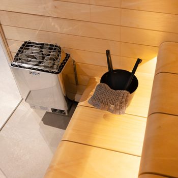 Alternative view of Harvia KIP45B 4.5kW Electric Sauna Heater with Built-In Controls