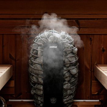 Harvia-Spirit-Sauna-Heater-In-Use