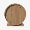 SaunaLife Model E7 4 Person Outdoor Sauna Barrel Back View