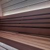 SaunaLife Model E8G Barrel Outdoor Sauna Bench 2