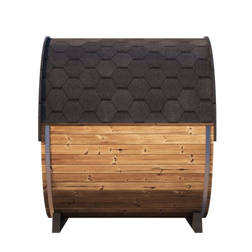 SaunaLife Model EE8G Barrel Sauna side 2 view