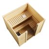 SaunaLife Model G2 4 Person Traditional Outdoor Home Sauna Cutaway View