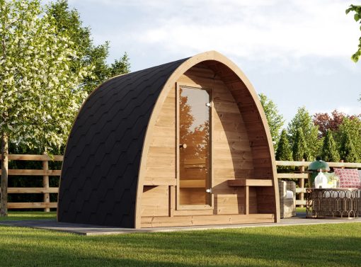 SaunaLife Model G3 4 Person Outdoor Home Sauna