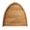 SaunaLife Model G3 4 Person Outdoor Home Sauna Back View