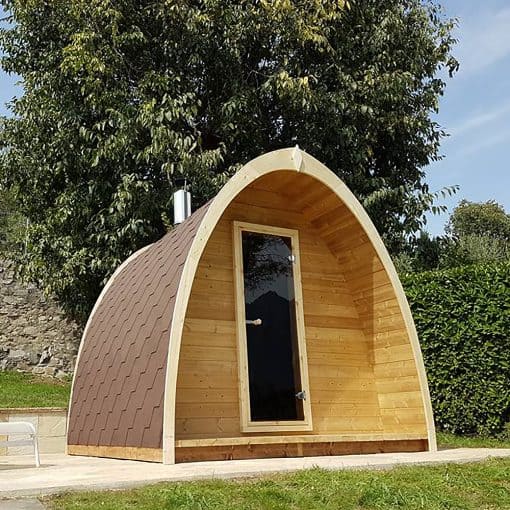 SaunaLife Model G3 4 Person Outdoor Home Sauna Backyard