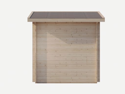 SaunaLife Model G4 6-Person Traditional Outdoor Sauna Back