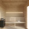 SaunaLife Model G4 6-Person Traditional Outdoor Sauna Bench