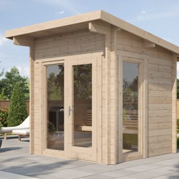 SaunaLife Model G4 6-Person Traditional Outdoor Sauna Exterior