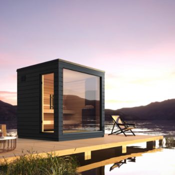 SaunaLife Model G6 Pre Assembled 5 Person Outdoor Home Sauna