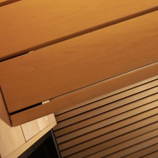 SaunaLife Model G6 Pre Assembled 5 Person Outdoor Home Sauna Detail