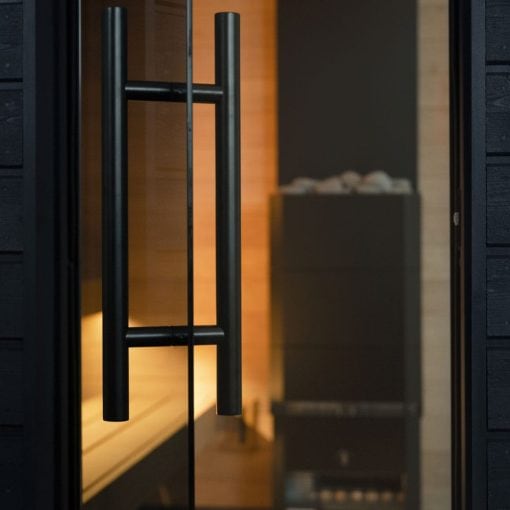 SaunaLife Model G6 Pre Assembled 5 Person Outdoor Home Sauna Door Handle