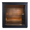 SaunaLife Model G6 Pre Assembled 5 Person Outdoor Home Sauna Front View