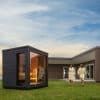SaunaLife Model G6 Pre Assembled 5 Person Outdoor Home Sauna In Yard