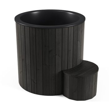SaunaLife Model S1B 1-Person Cold & Hot Immersion Tub, Black